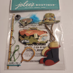 FISHING - JOLEES BOUTIQUE STICKERS