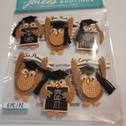 GRADUATION OWL REPEATS - Jolee's Boutique Stickers