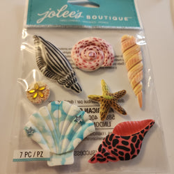 PAINTED SEASHELLS - JOLEES BOUTIQUE STICKERS