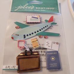 AIRPLANE TRAVEL - Jolee's Boutique Stickers