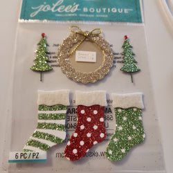 SEASONS GREETINGS - Jolee's Boutique Stickers