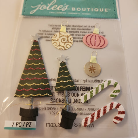 CHRISTMAS DECORATIONS - Jolee's Boutique Stickers