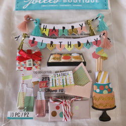 MOD HAPPY BIRTHDAY - Jolee's Boutique Stickers