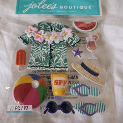 TROPICAL VACATION - Jolee's Boutique Stickers