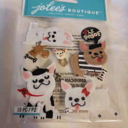 FRENCH BULLDOGS - Jolee's Boutique Stickers