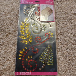 LEAVES AND SWIRLS RHINESTONES - Jolee's BLING Boutique Stickers