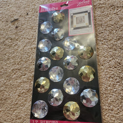 JUMBO NEUTRAL ROUND GEMS - Jolee's BLING Boutique Stickers