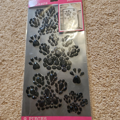 PAW PRINT RHINESTONES - Jolee's BLING Boutique Stickers