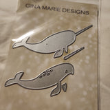 BLOW OUT SALE - NARWAHL - GINA MARIE DESIGN DIES