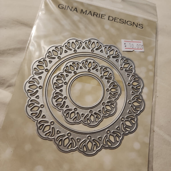 YEAR END SALE - LOTUS BLOSSOM CIRCLE - GINA MARIE DESIGN DIES