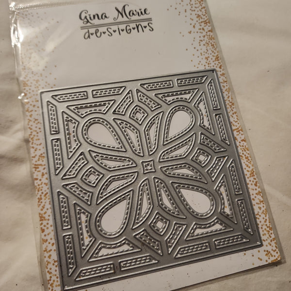 YEAR END SALE - STAINED GLASS QUILT - GINA MARIE DESIGN DIES