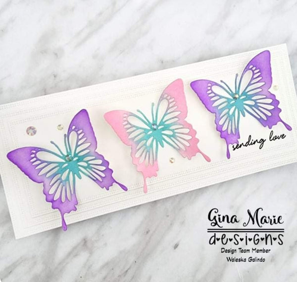 SWALLOW TAIL BUTTERFLY DIE - GINA MARIE DESIGNS