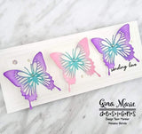 SWALLOW TAIL BUTTERFLY DIE - GINA MARIE DESIGNS