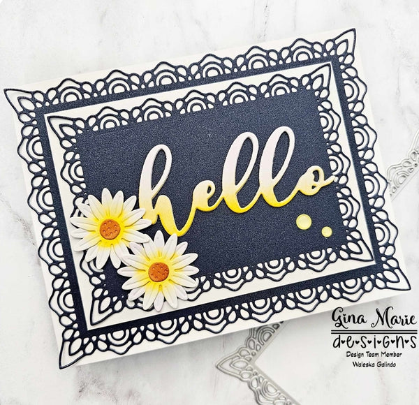 LACEY LAYERS RECTANGLE DIE SET - Gina Marie Designs