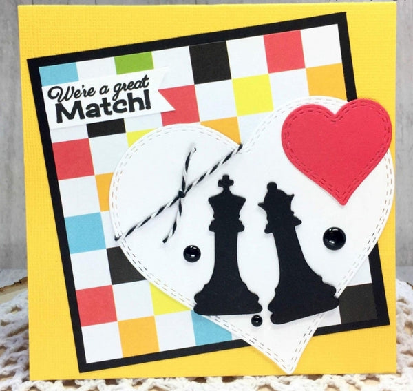YEAR END SALE - CHESS CHECK MATE - GINA MARIE DESIGN DIES