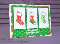 CHRISTMAS STOCKING DIE SET 5 PIECES - GINA MARIE DESIGNS