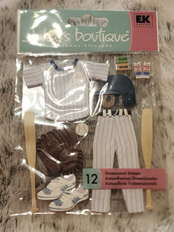 BASEBALL - JOLEES BOUTIQUE STICKERS