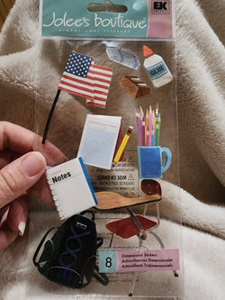 HARD TO FIND Jolee's Boutique Stickers - DAY AT SCHOOL