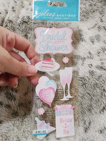 Jolee's Boutique Stickers - BRIDAL SHOWER