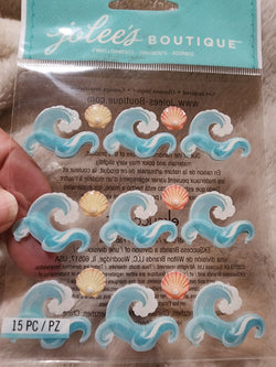 HARD TO FIND Jolee's Boutique Stickers - WAVES REPEATS