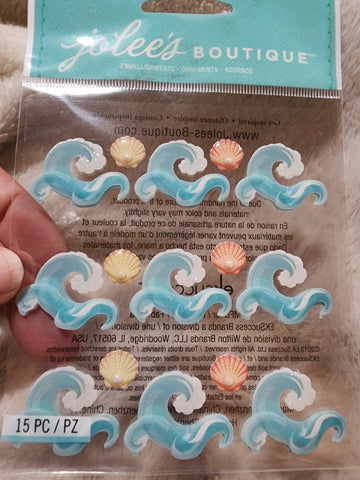 HARD TO FIND Jolee's Boutique Stickers - WAVES REPEATS