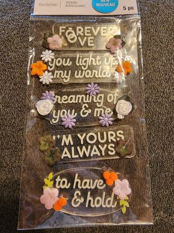 FOREVER LOVE - RECOLLECTIONS STICKERS