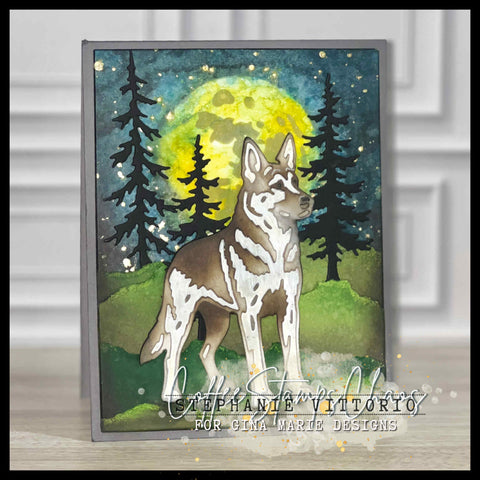 DOG GERMAN SHEPHERD DIE - Gina Marie Designs