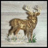 BUCK DEER PLATE DIE - GINA MARIE DESIGNS