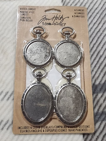 Tim Holtz Idea-ology Watch Cameos (4 Frames + 4 Overlays)
SKU: TH93264