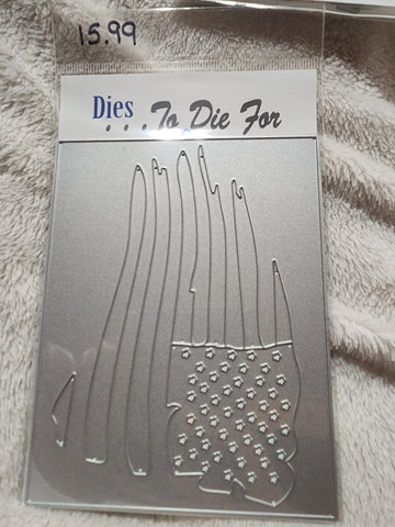 DIES TO DIE FOR - FLAG BKGD