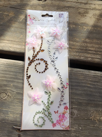 PRIMA SAY IT IN CRYSTALS - STEM WITH FLOWERS