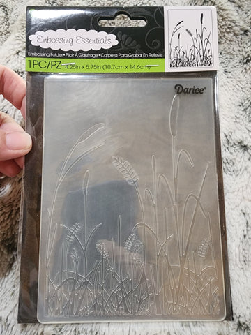 DARICE EMBOSSING FOLDER - GRASS