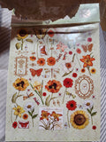 TC COTTAGE GARDEN WARM MIX DIE CUT PACK 68 PIECES