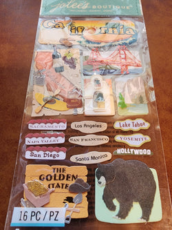 Jolee's Boutique Stickers - CALIFORNIA