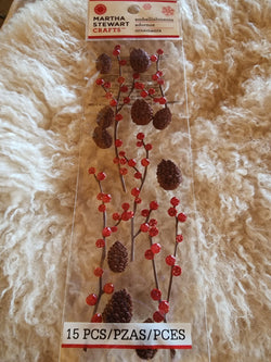 CHERRY BLOSSOM AMD ACORN - Martha Stewart Stickers