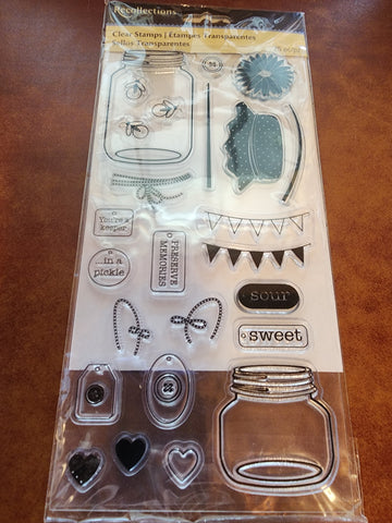 RECOLLECTIONS CLEAR STAMPS  - JARS