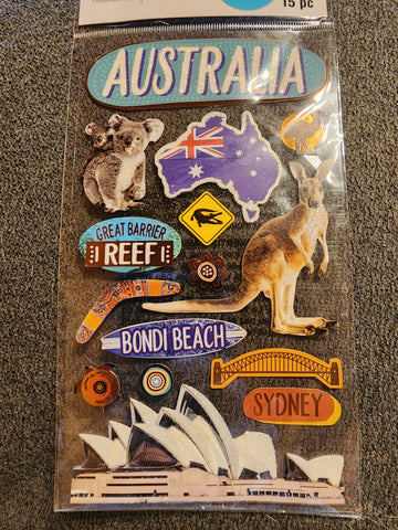 AUSTRALIA - RECOLLECTIONS STICKERS