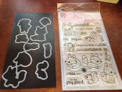 USED PERSONAL PURGE - FOREST FRIENDS STAMP & DIE SET FROM CLEARLY BESOTTED