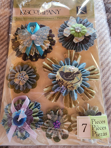 BOTANICAL MEDALLIONS STICKERS - K & COMPANY