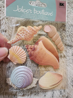 JOLEES BOUTIQUE STICKERS - SEASHELLS