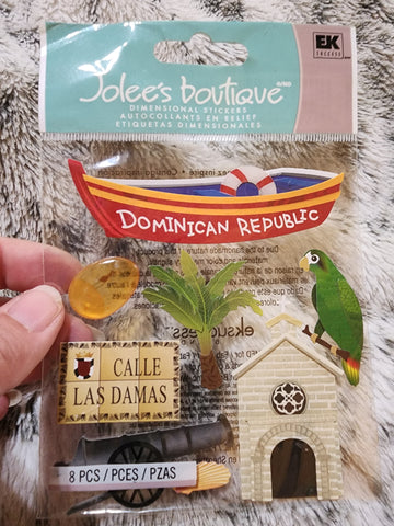Jolee's Boutique Stickers - DOMINICAN REPUBLIC