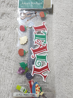 ITALY TITLEWAVE - Jolee's Boutique Stickers