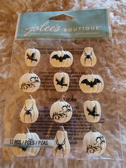 WHITE PUMPKIN REPEATS - Jolee's Boutique Stickers