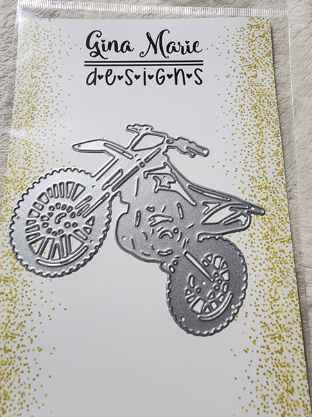 DIRT BIKE PLATE DIE - GINA MARIE DESIGNS