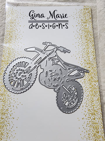 DIRT BIKE PLATE DIE - GINA MARIE DESIGNS