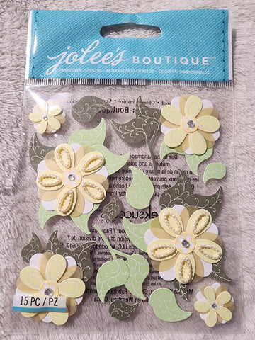 CREAM BUDS - Jolee's Boutique Stickers