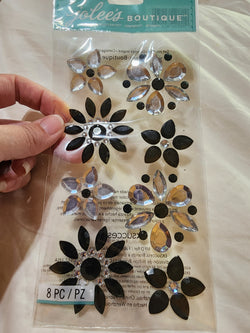 Jolee's Boutique Stickers - BLING FLOWERS