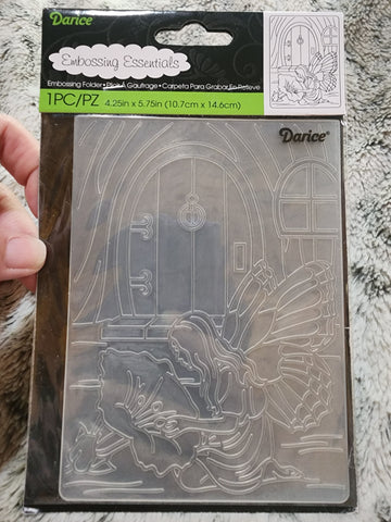 DARICE EMBOSSING FOLDER - FAIRY DOOR