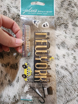 JOLEES BOUTIQUE TITLEWAVE STICKERS - NEW YORK