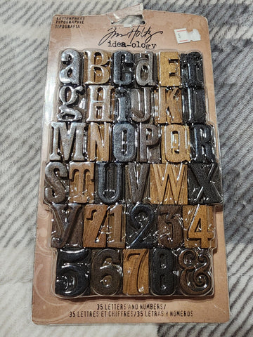Tim Holtz Idea-ology Letterpress (35 Wood Blocks)
SKU: TH93130